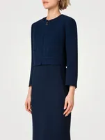 Piet Wool Crêpe Double-Face Jacket