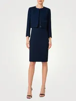 Piet Wool Crêpe Double-Face Jacket