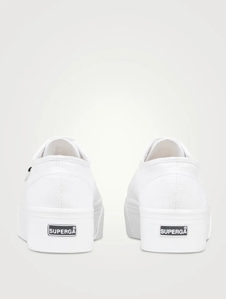 Alaïa x Superga Canvas Platform Sneakers