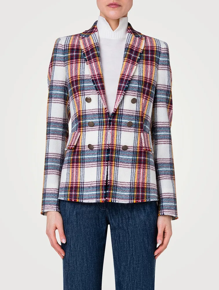 Flannel Blazer Check Print