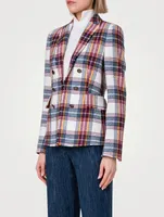 Flannel Blazer Check Print