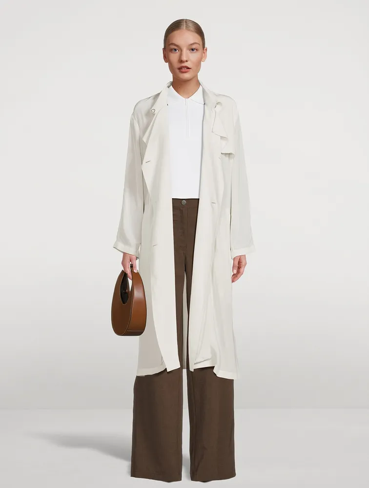 Double-Breasted Trench Coat