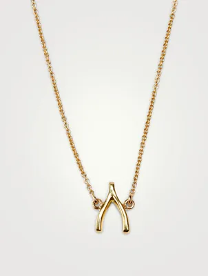 Gold Wishbone Bracelet