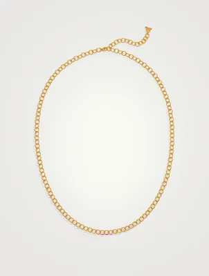 18K Gold Classic Oval Chain Necklace