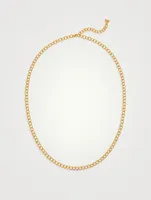 18K Gold Classic Oval Chain Necklace