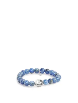 Bohème Sterling Silver Midnight Kyanite Bracelet With Topaz