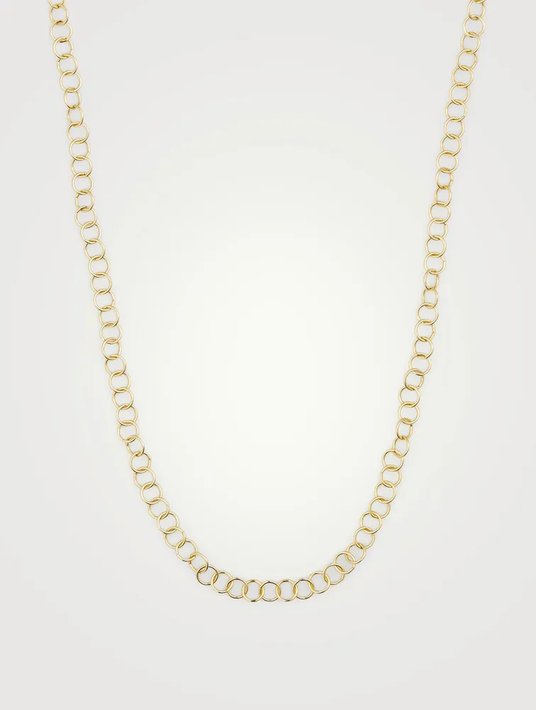 18K Gold Small Round Chain