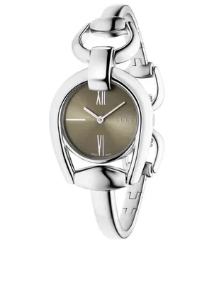 Horsebit Stainless Steel Bracelet Watch