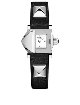 Medor TPM Leather Strap Watch, 16 x 16mm