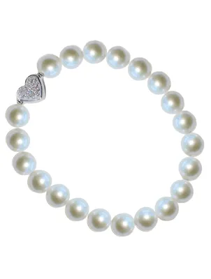 Bohème Sterling Silver Pearl Bracelet