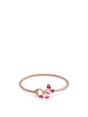 Flora 18K Rose Gold Bangle Bracelet