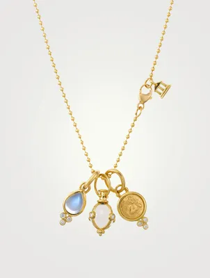 18K Gold Classic Charm Necklace
