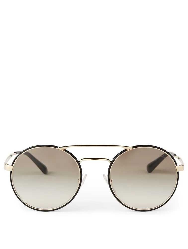 Round Aviator Sunglasses