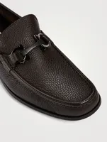 Grandioso Gancini Bit Leather Loafers