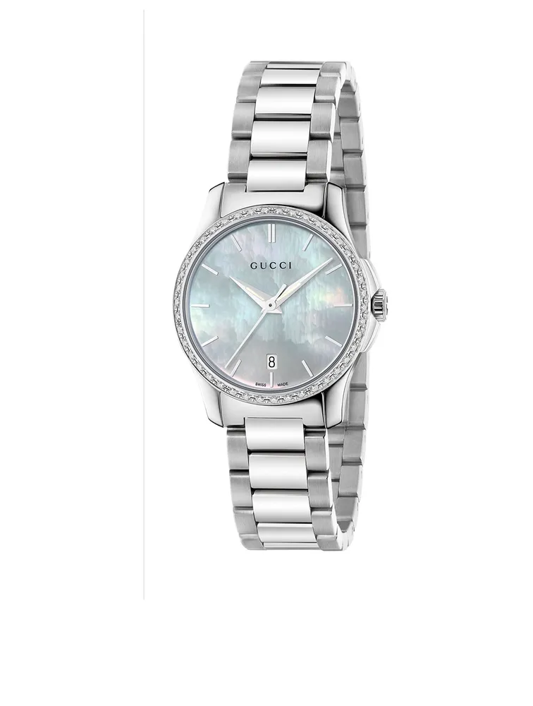 G-Timeless Stainless Steel Bracelet Watch