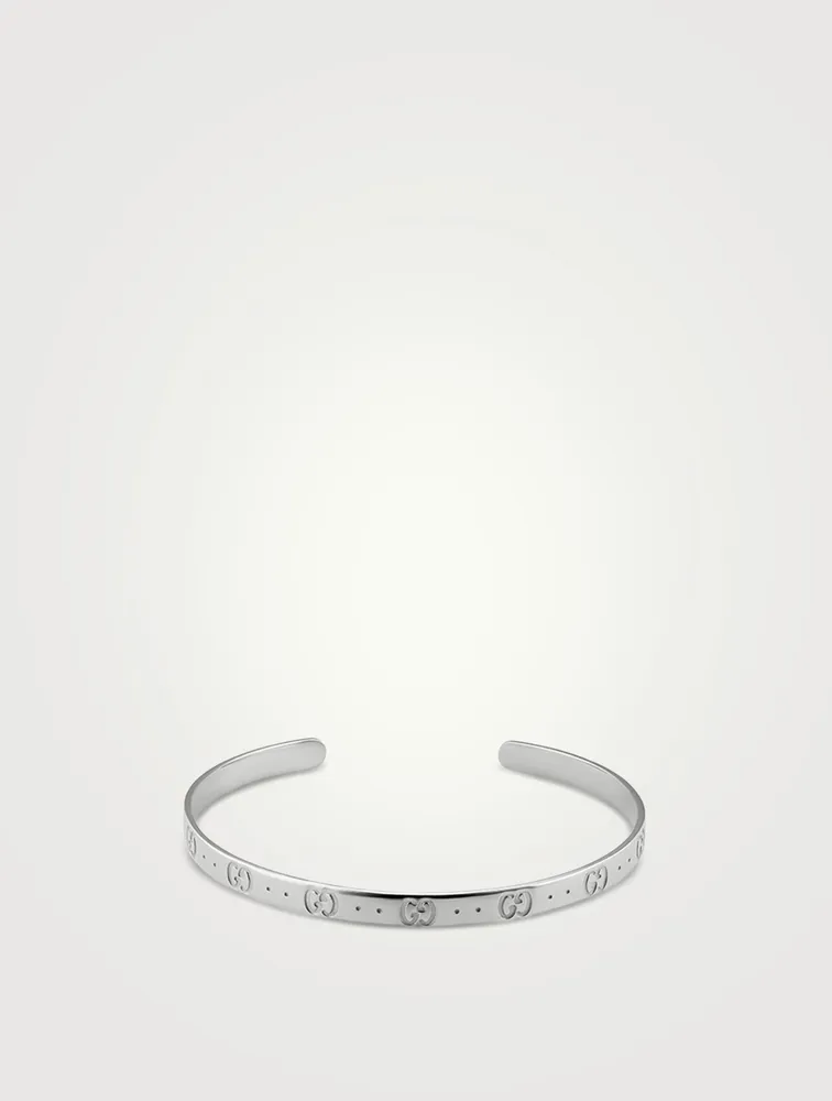 Icon 18K White Gold Bracelet