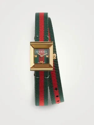 G-Frame Nylon Web Strap Watch
