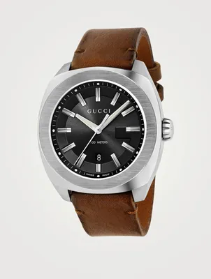 GG2570 Steel Leather Strap Watch