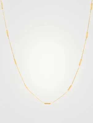 Medium Gold Bar Necklace