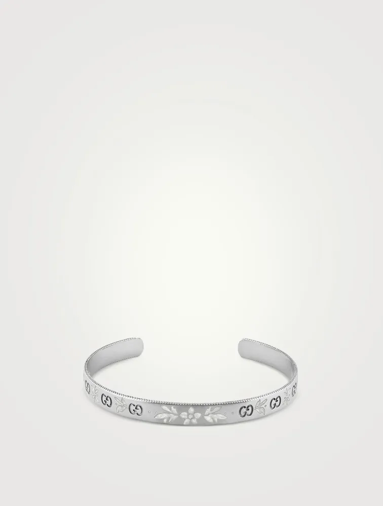 Icon Blooms 18K White Gold Bracelet