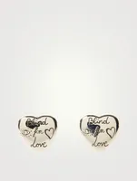 Blind For Love Sterling Silver Earrings