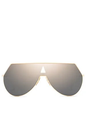 Shield Aviator Sunglasses