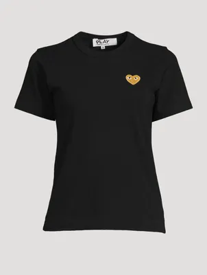 Cotton Gold Heart T-Shirt