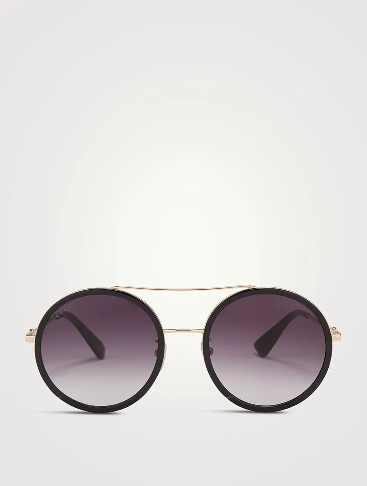 Round Aviator Sunglasses