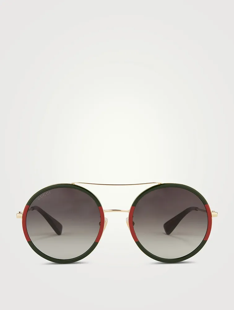 Round Aviator Sunglasses