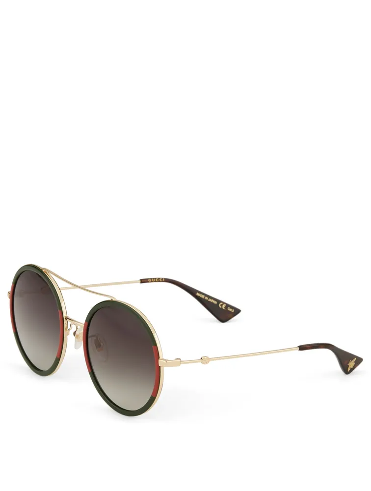 Round Aviator Sunglasses