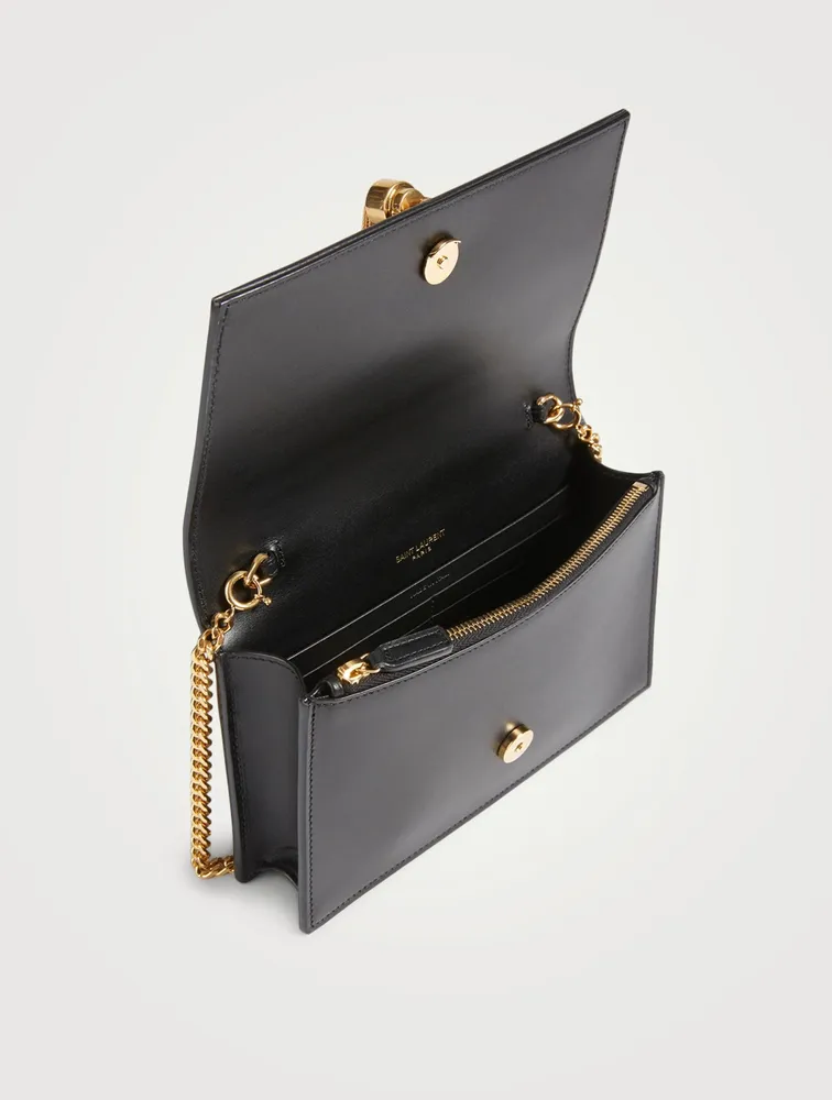 Kate YSL Monogram Leather Chain Wallet Bag