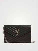 YSL Monogram Leather Chain Wallet Bag