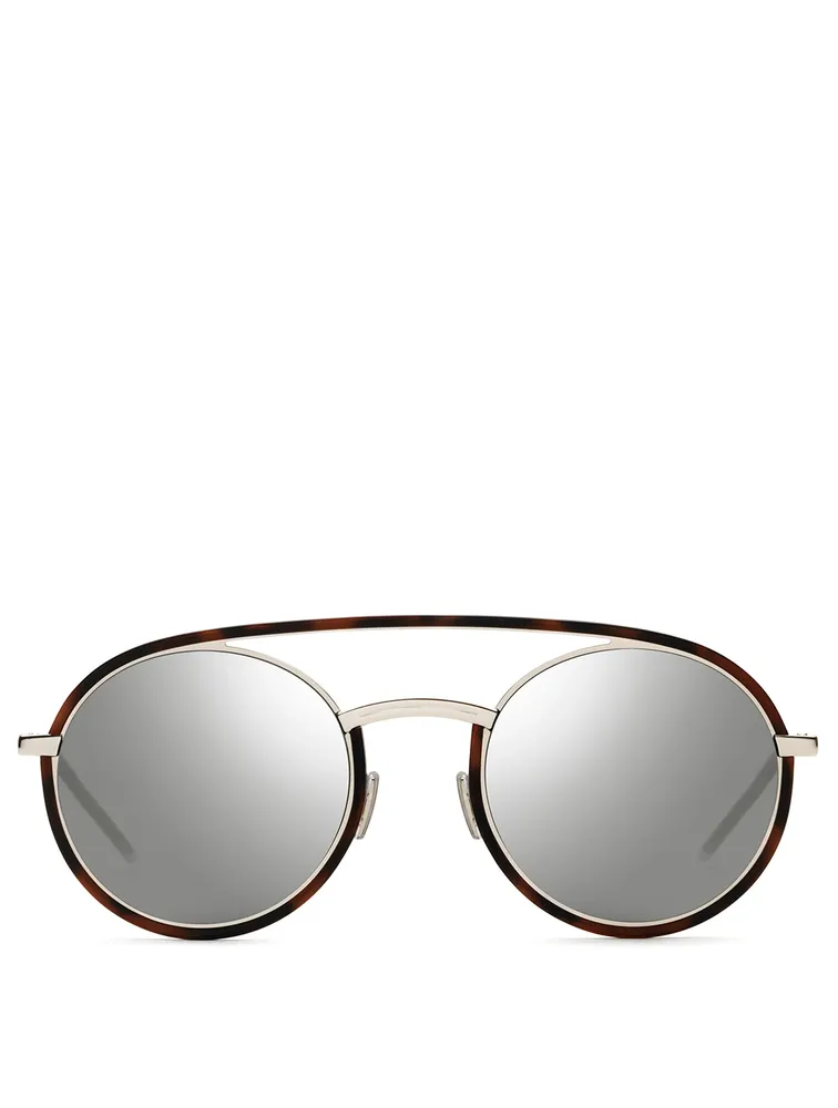 DiorSynthesis01 Round Aviator Sunglasses