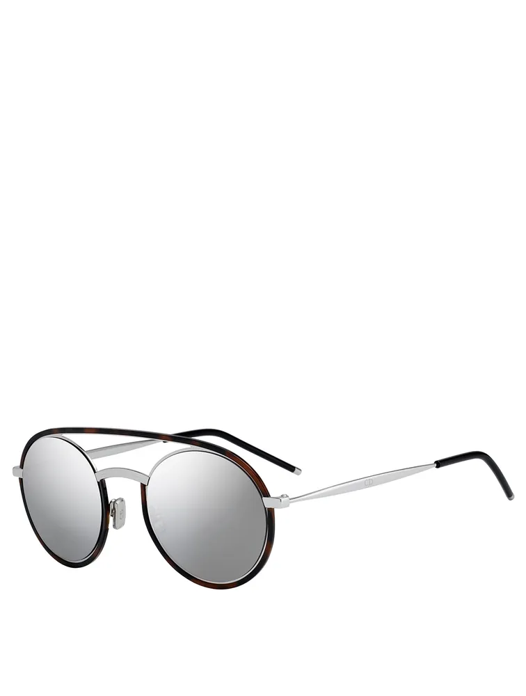 DiorSynthesis01 Round Aviator Sunglasses