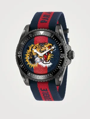 Gucci Dive Web Strap Watch