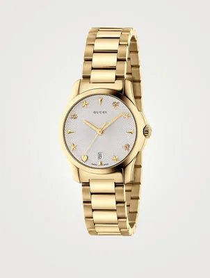 G-Timeless Goldtone Steel Bracelet Watch