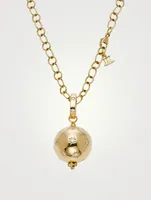 18K Gold Cosmos Pendant With Diamonds