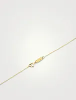 Gold Cross Bar Necklace