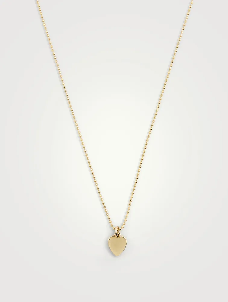 18K Gold Heart Necklace