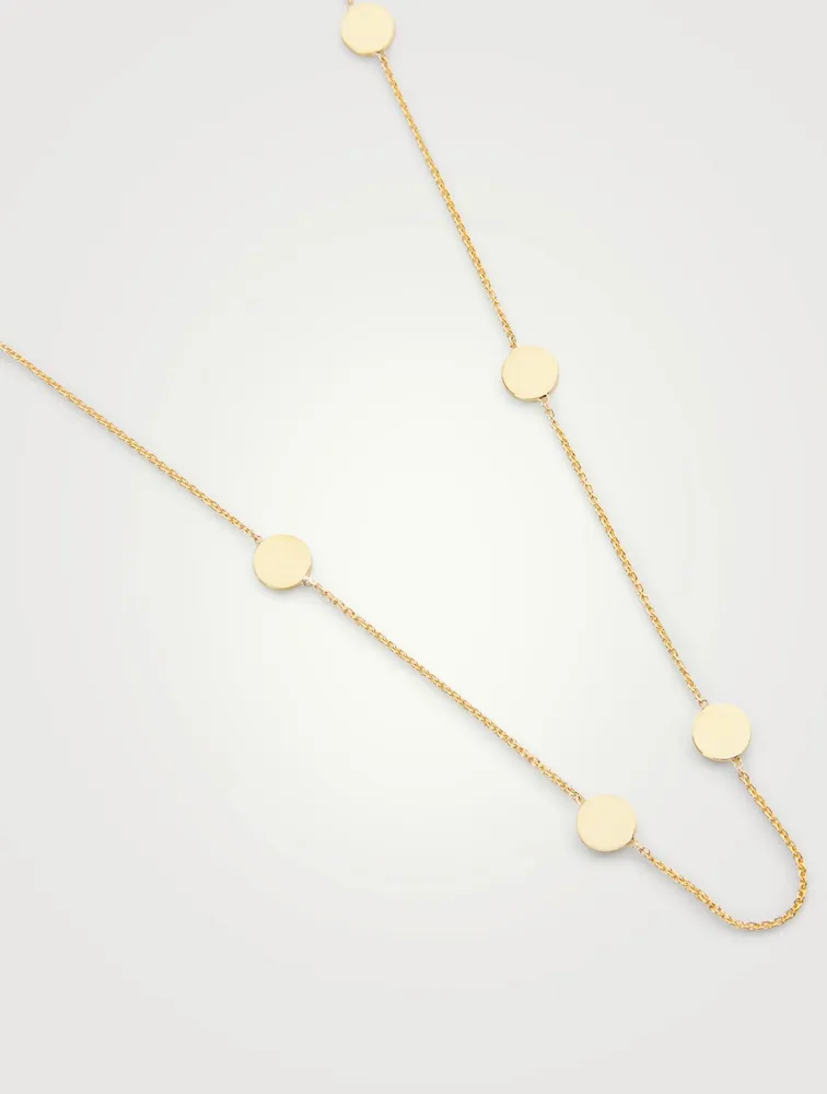 Gold Circle Necklace