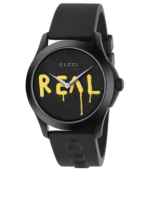 G-Timeless Real Rubber Strap Watch