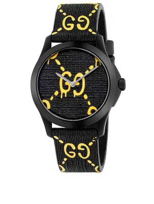 G-Timeless Rubber Strap Watch