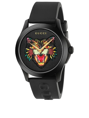 G-Timeless Rubber Strap Watch