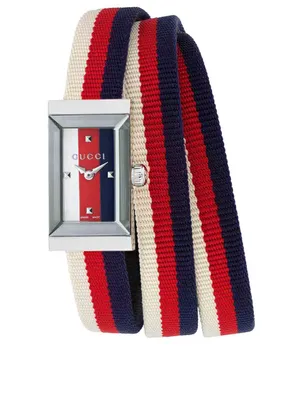 G-Frame Nylon Web Strap Watch