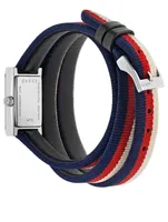 G-Frame Nylon Web Strap Watch