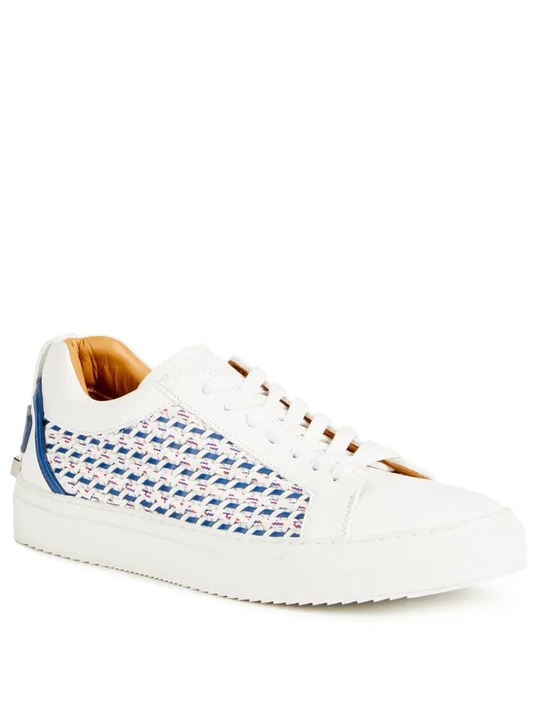 Lyndon Weave Leather Sneakers