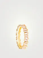 Fireworks 18K Gold Eternity Ring With Diamonds
