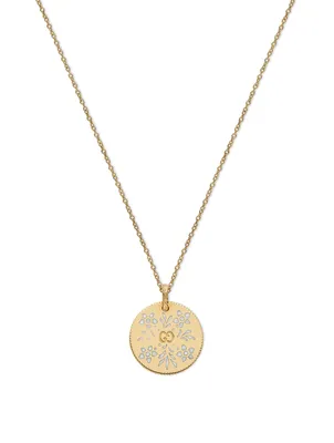 Icon 18K Gold Pendant Necklace
