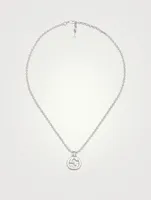 Interlocking G Sterling Silver Necklace