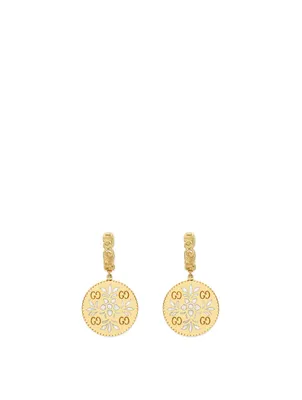 Icon 18K Gold Drop Earrings
